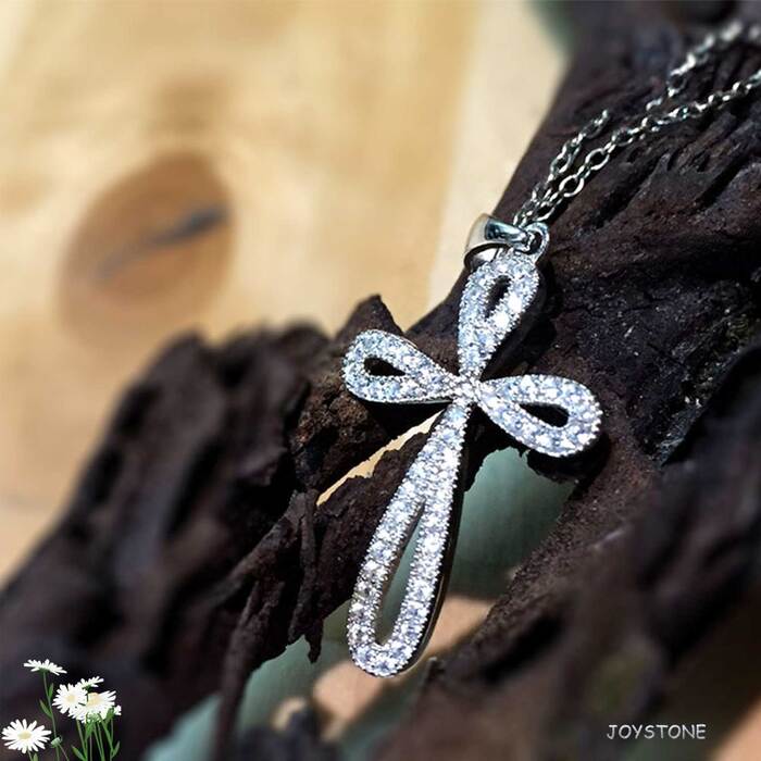 ☆ENGBROX☆ silver925 claire ribbon necklace EBNL24032 claire ribbon necklace_silver - ENGBROX | 60% - Asian